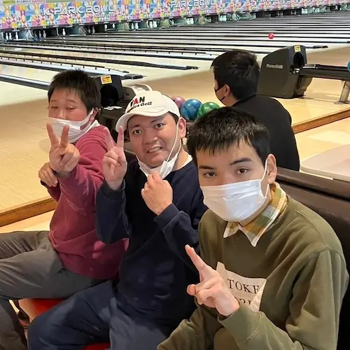 ボウリングの様子3 わーくるほーぷ東海村