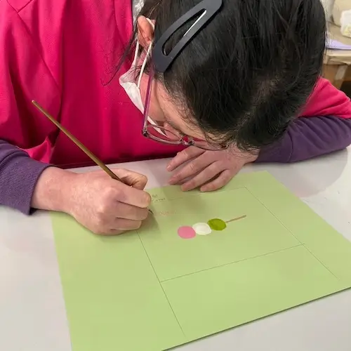 絵画教室 お団子2の写真