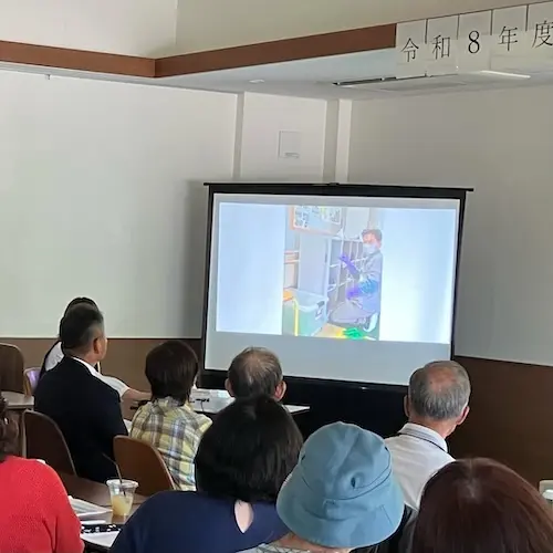 設立20周年を迎えたまつぼっくりの定期総会の様子
